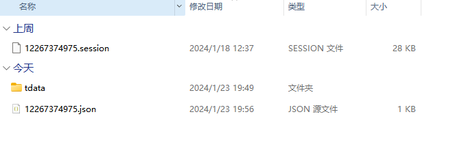 tdata文件夹